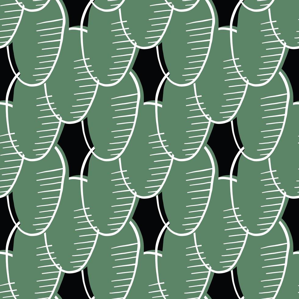 patrón de fondo de textura transparente de vector. dibujados a mano, verde, negro, colores blancos. vector
