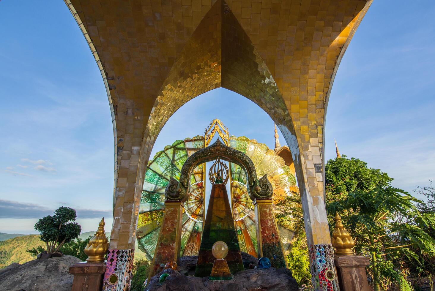 Building at Wat Phra That Pha Son Kaeo photo