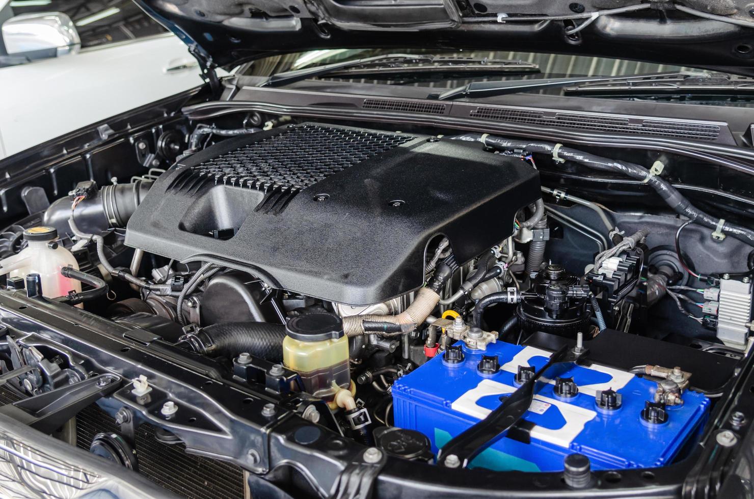 Car engine detail photo