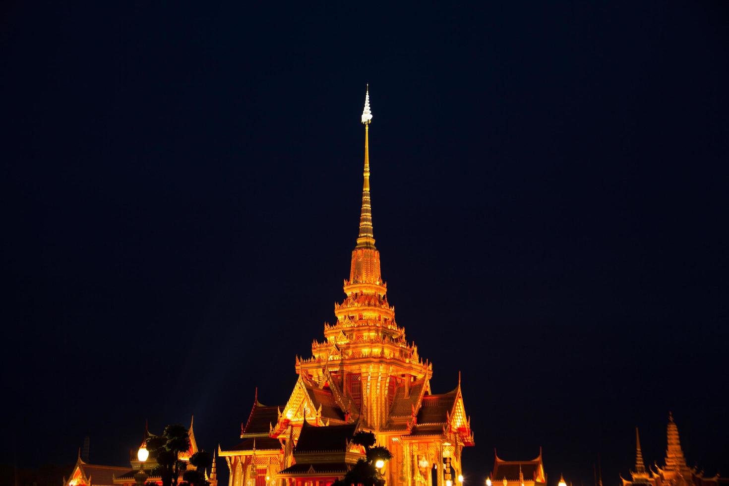 Buddhist temple in Thailand photo