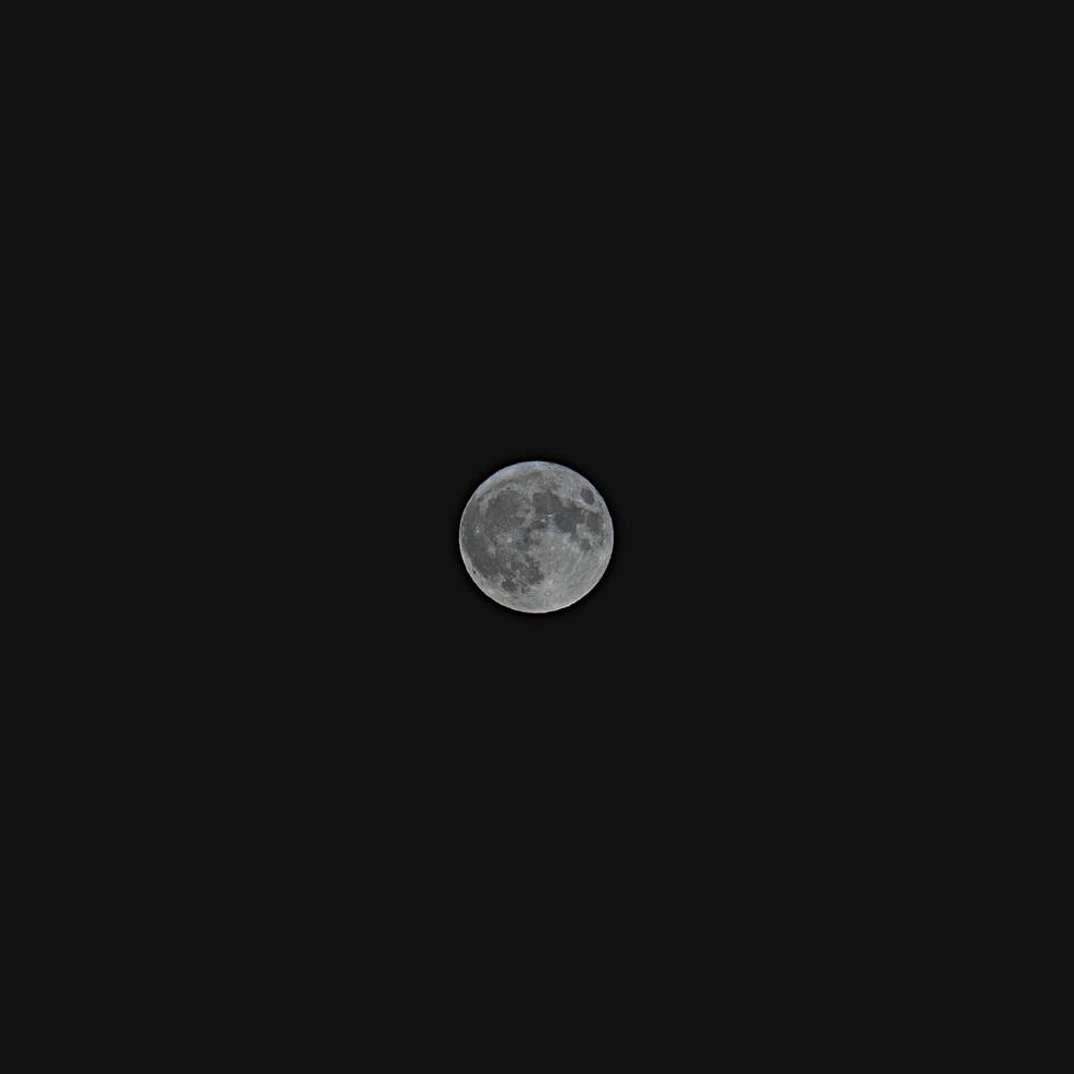 luna llena monocromática foto
