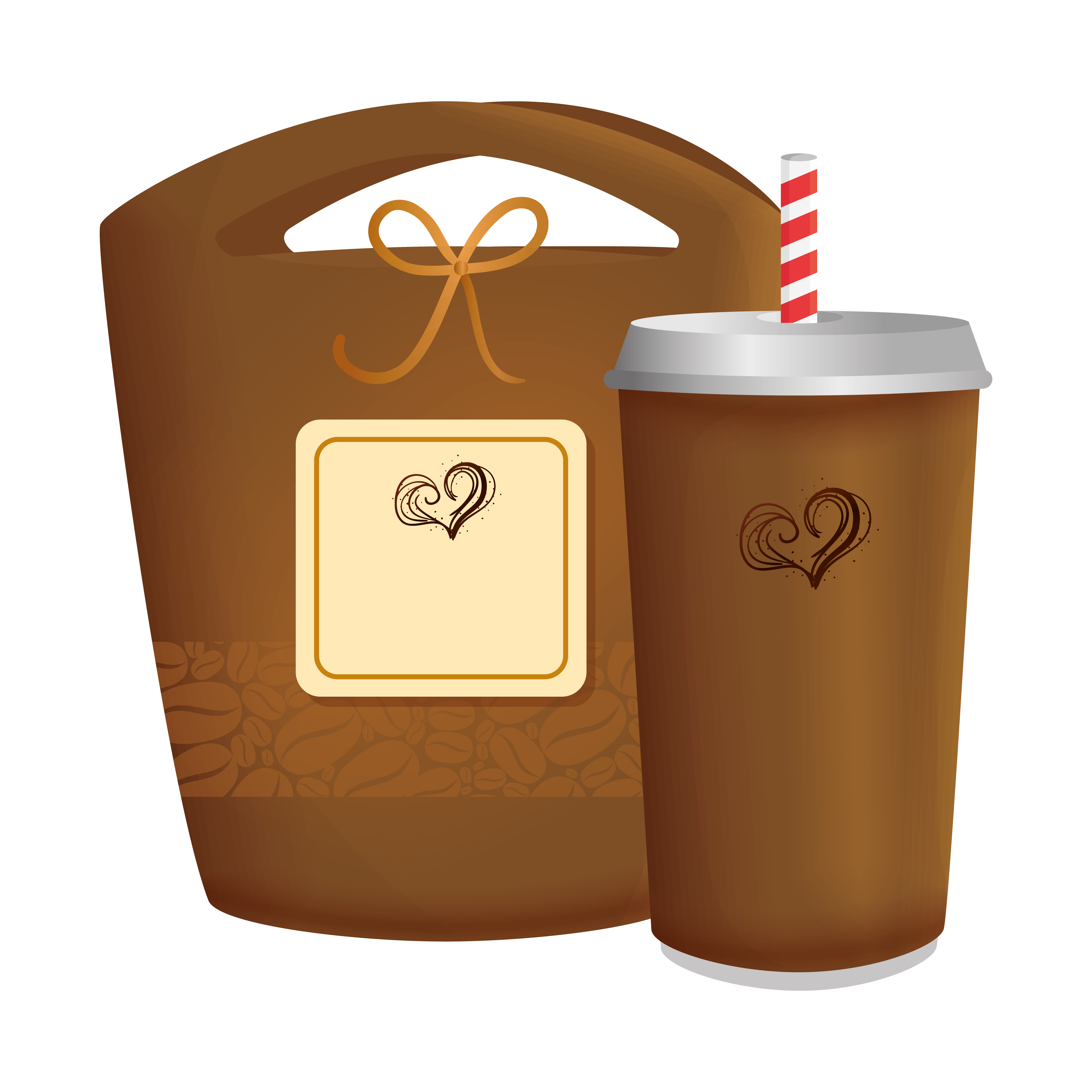 Download Branding Mockup Coffee Shop Disposable With Bag Paper Of Coffee 1904249 Vector Art At Vecteezy