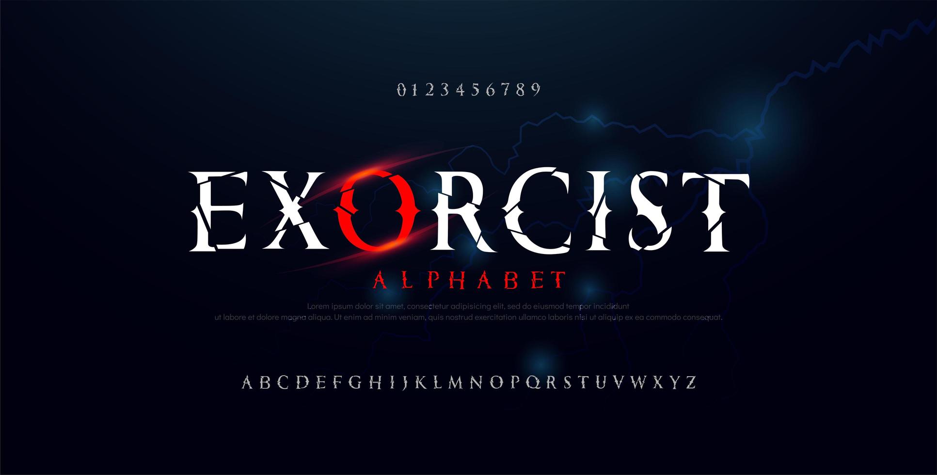 Horror Scary Movie Alphabet Font Typography Halloween - vrogue.co