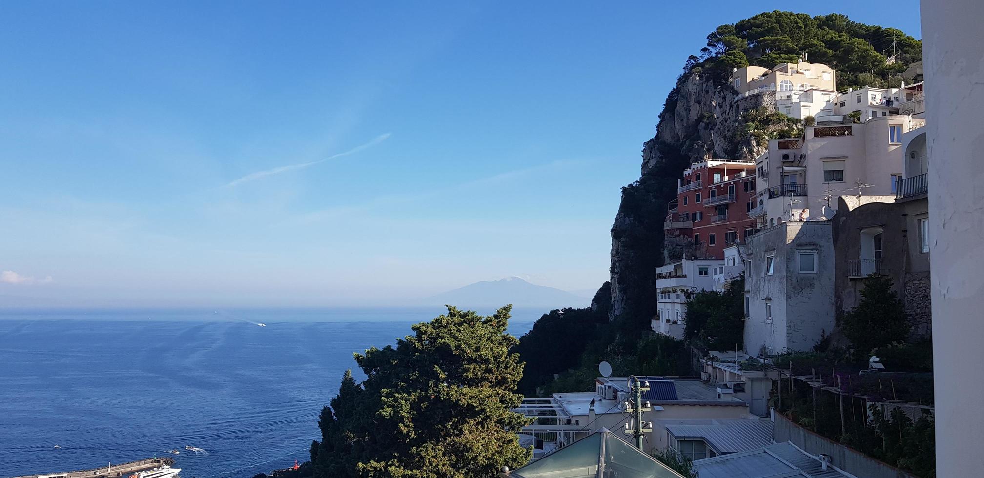 Buildings on Capri island photo