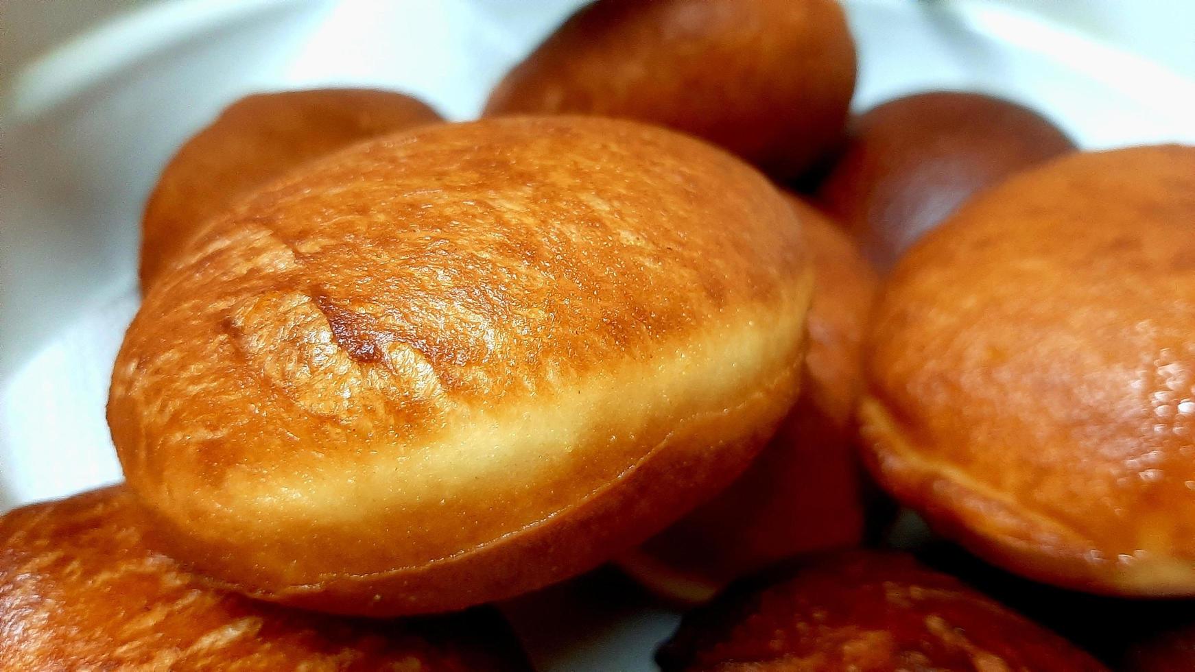 Fresh bread rolls photo