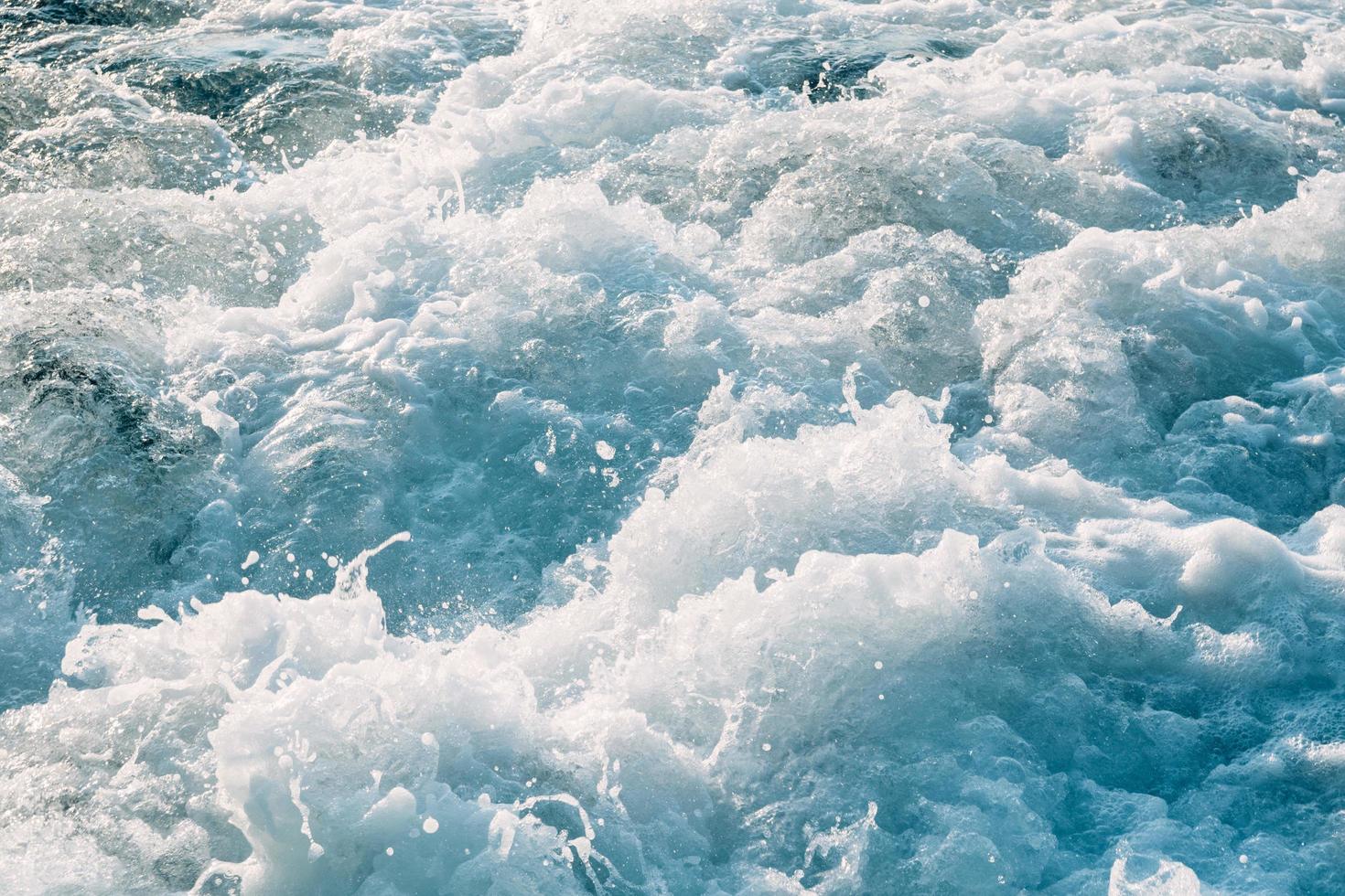 Waves in the open sea photo