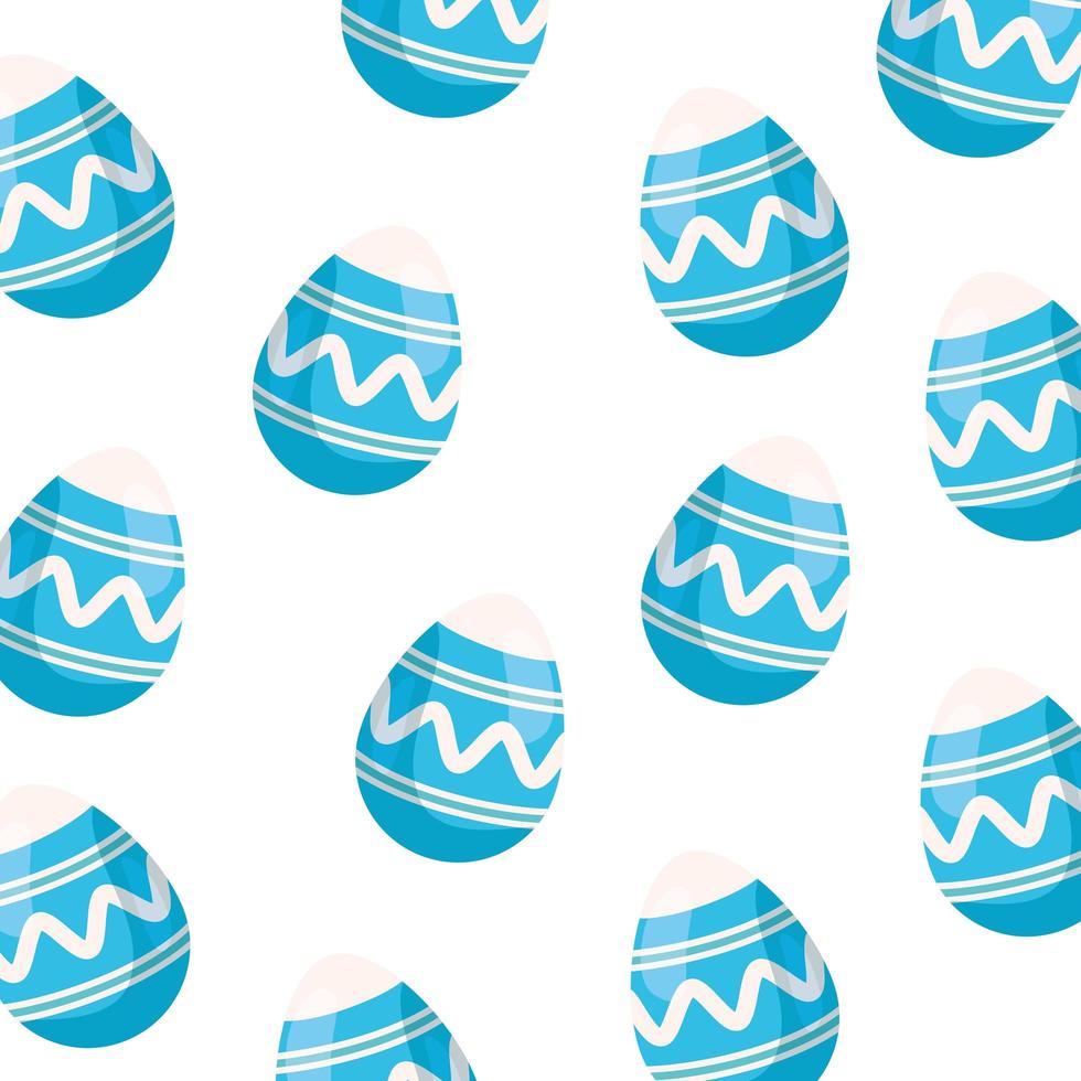 background of eggs easter decorated vector