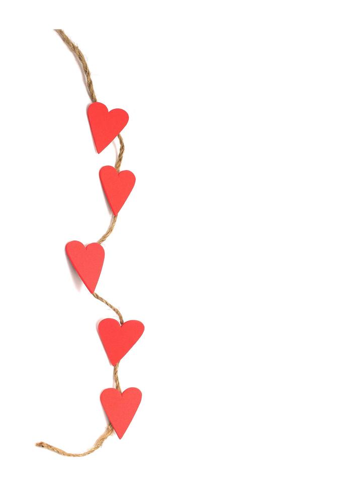 String of hearts photo