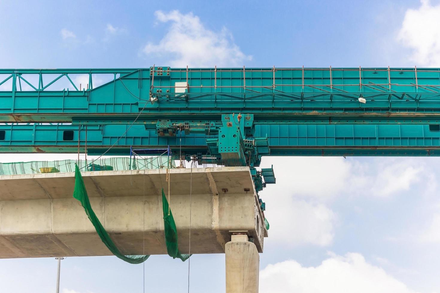 Bridge under construction photo