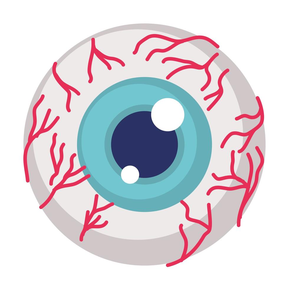 eye human organ halloween icon vector