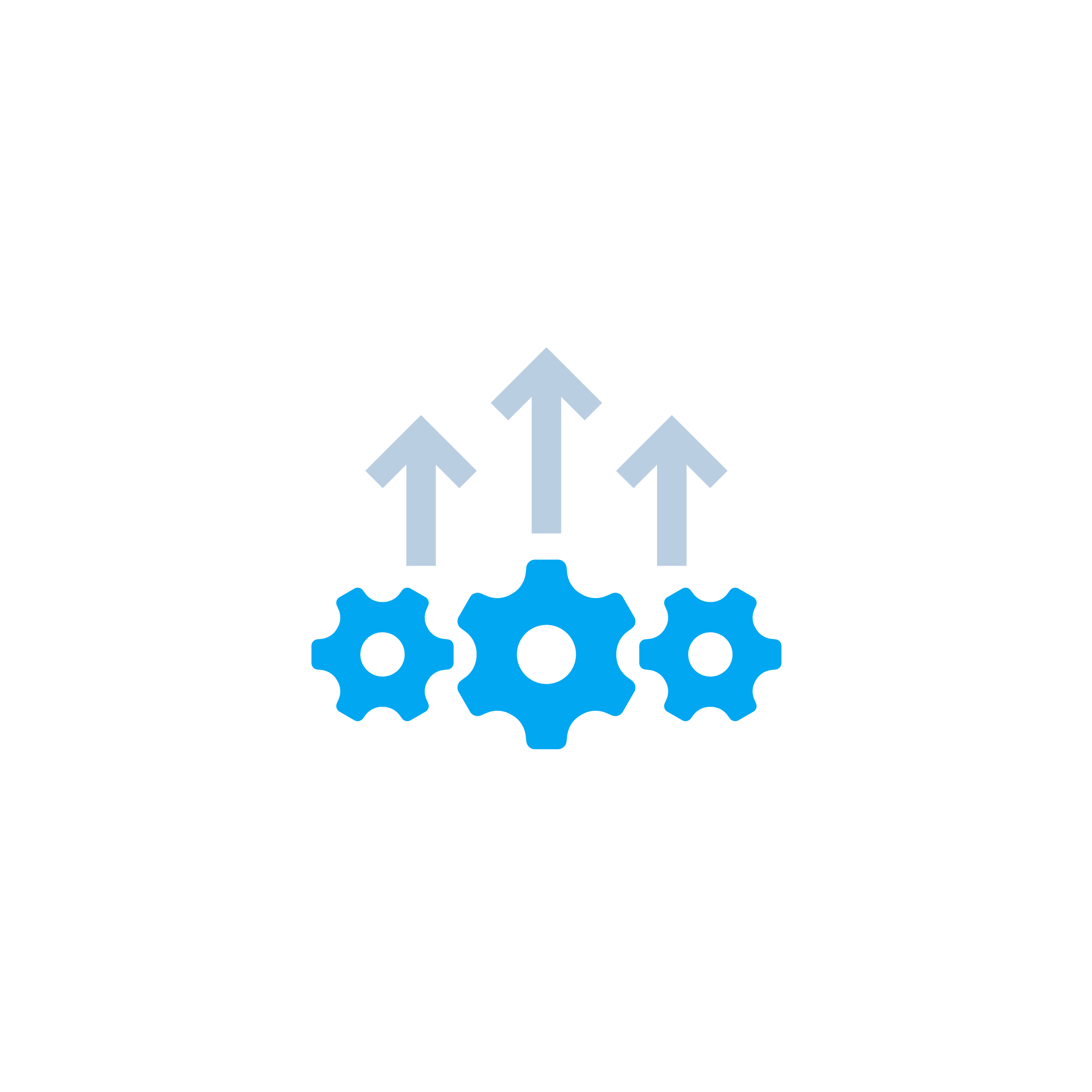 Operational Excellence Production Growth Icon On White Vector Art At Vecteezy