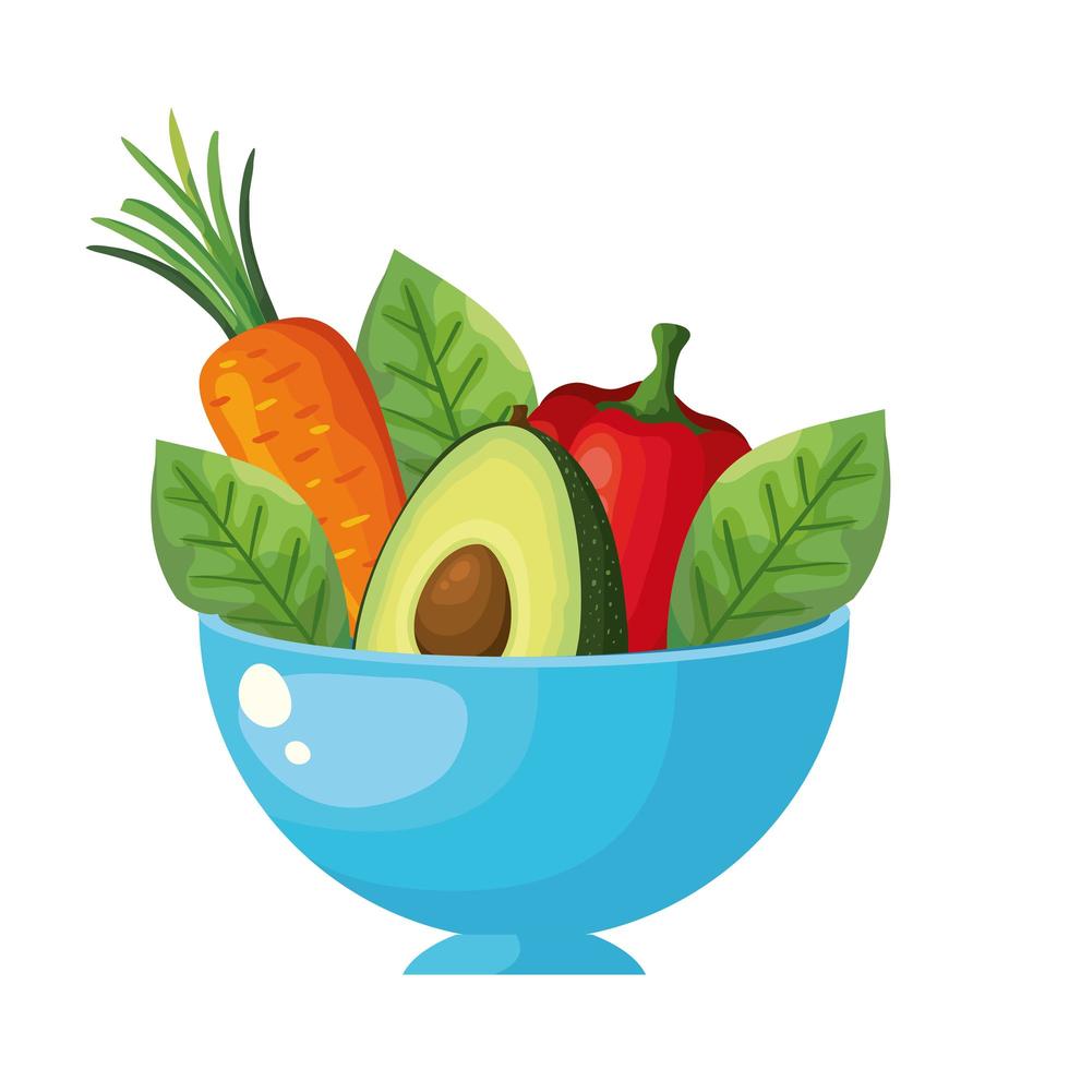 pimiento fresco vegetal icono aislado vector