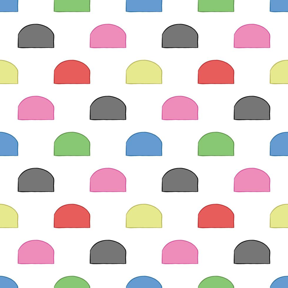 Vector seamless pattern, texture background. Hand drawn and colored