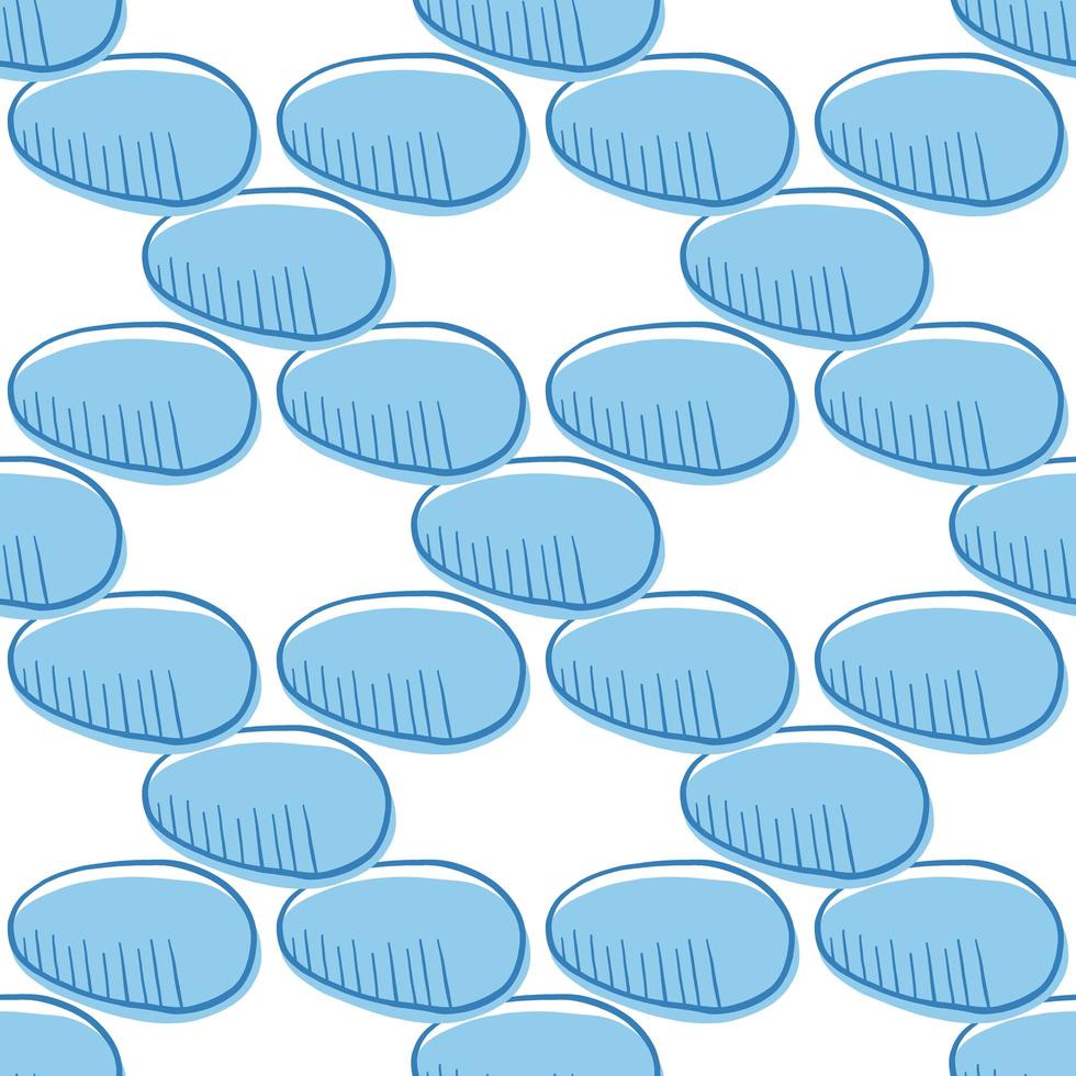 Vector seamless pattern, texture background. Hand drawn and colored