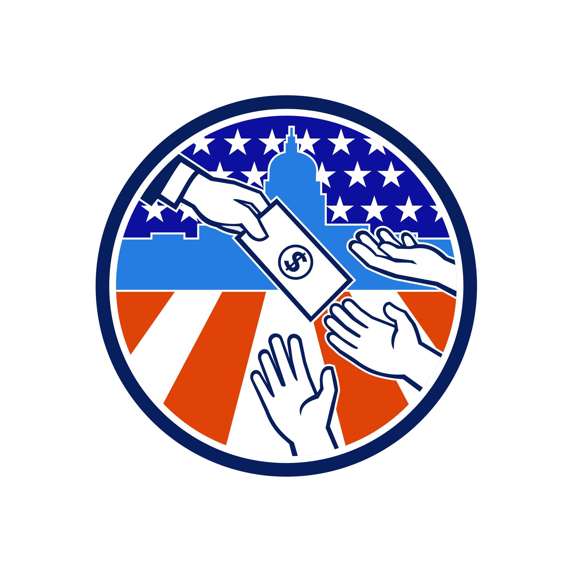 American Stimulus Payment Package Icon Retro 1908592 Vector Art at Vecteezy