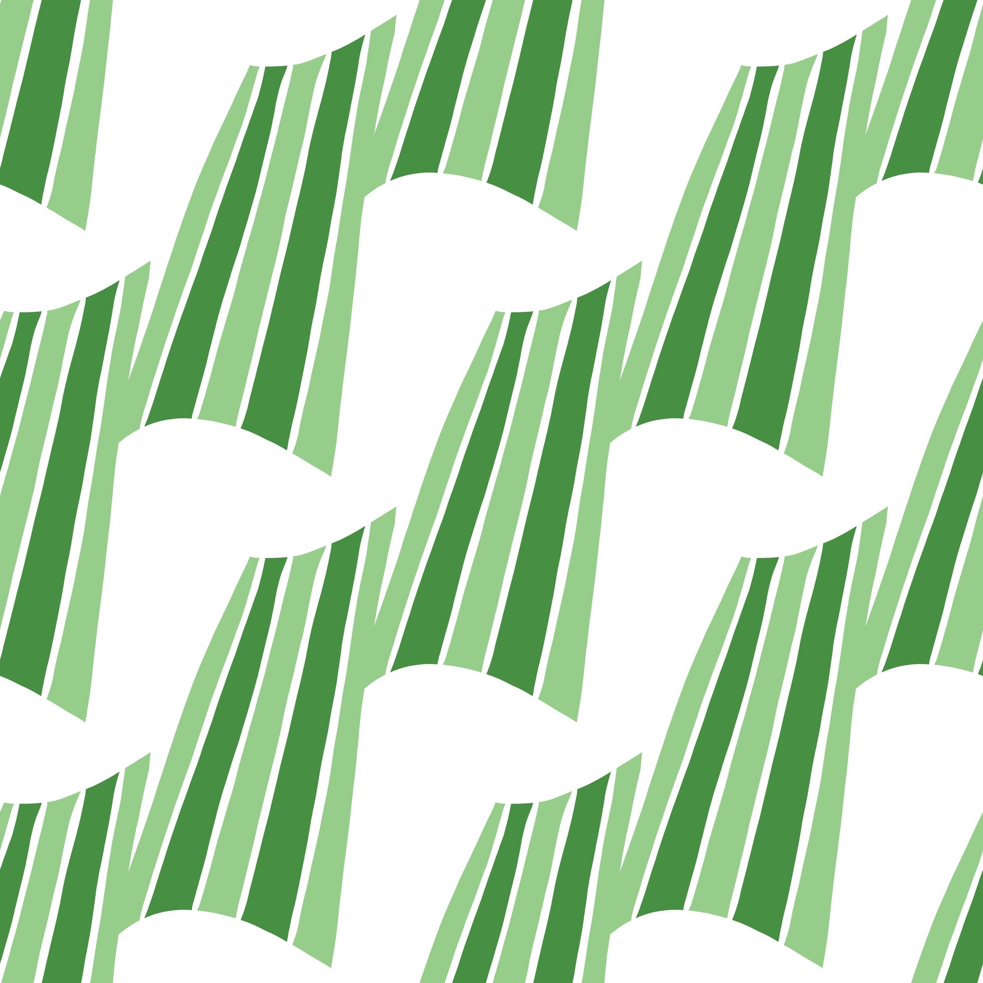 Vector seamless pattern, texture background. Hand drawn, green, white