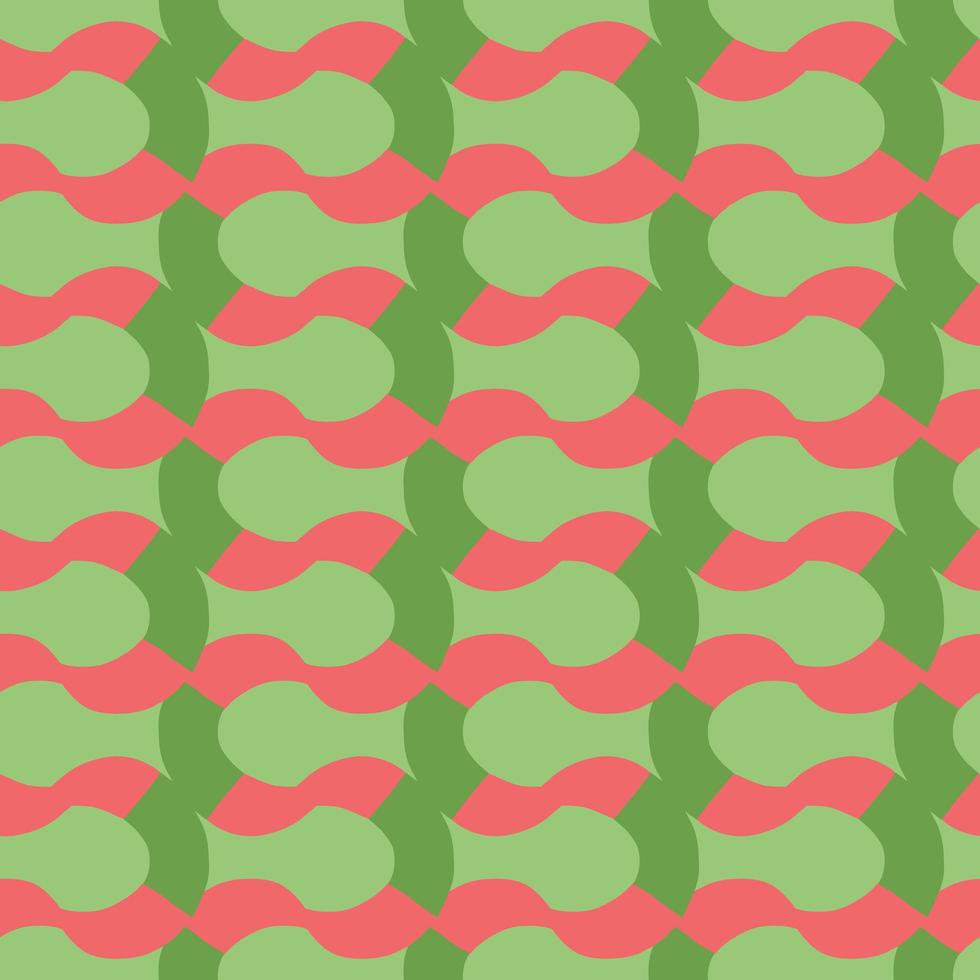 Vector seamless pattern, texture background. Hand drawn, red, green colors.