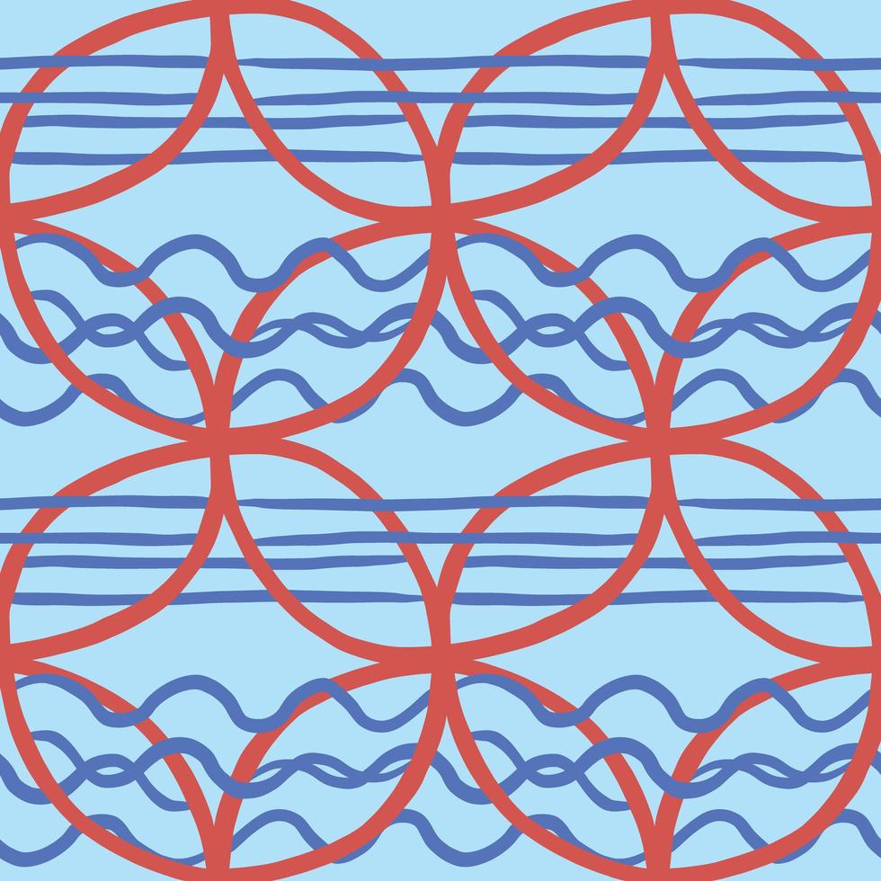 patrón de fondo de textura transparente de vector. dibujados a mano, azul, colores rojos. vector