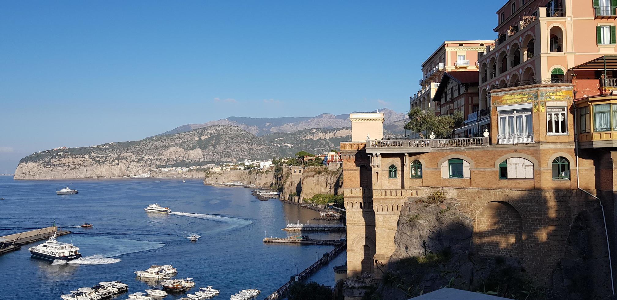 Buildings in Sorrente, Italy photo