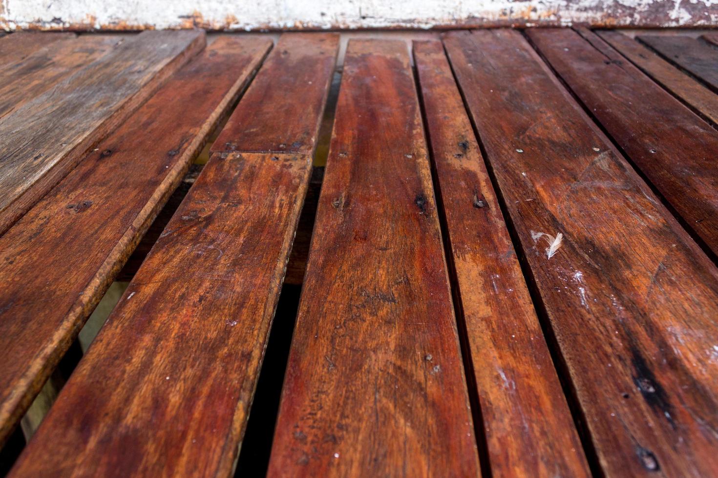 Wood slats floor for background photo