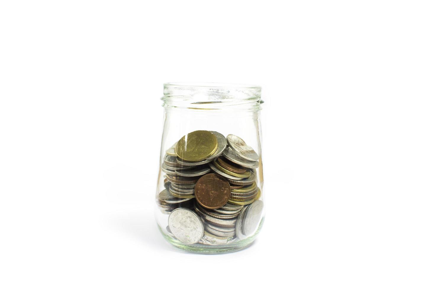 Jar full of coins photo