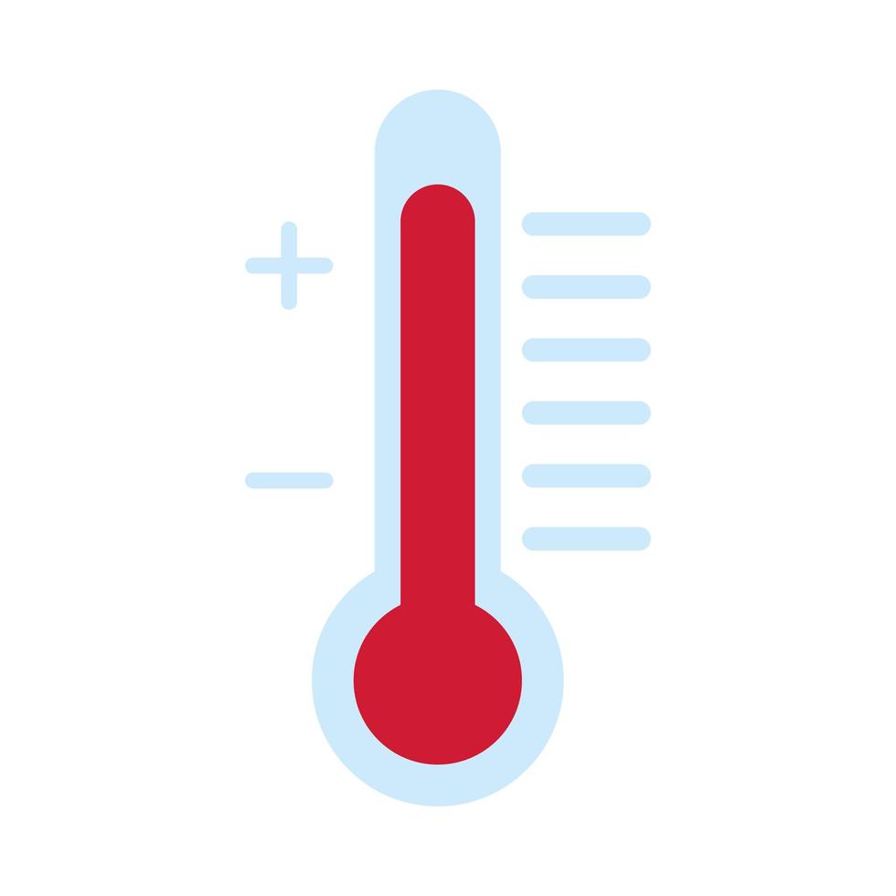 Isolated thermometer instrument vector design