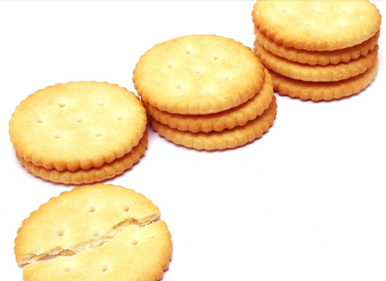 Stack of crackers photo