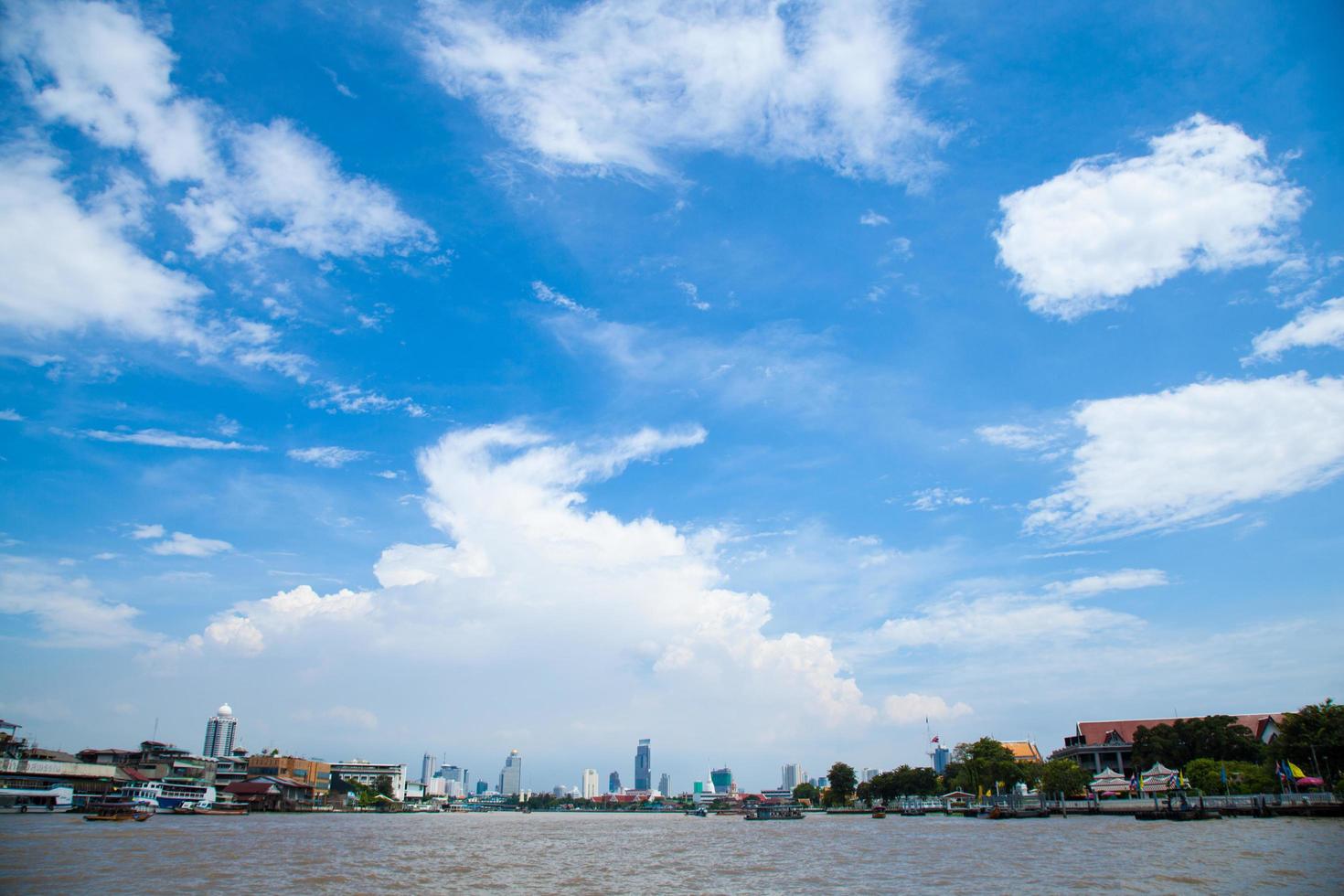 Chao Phraya river in Thailand photo