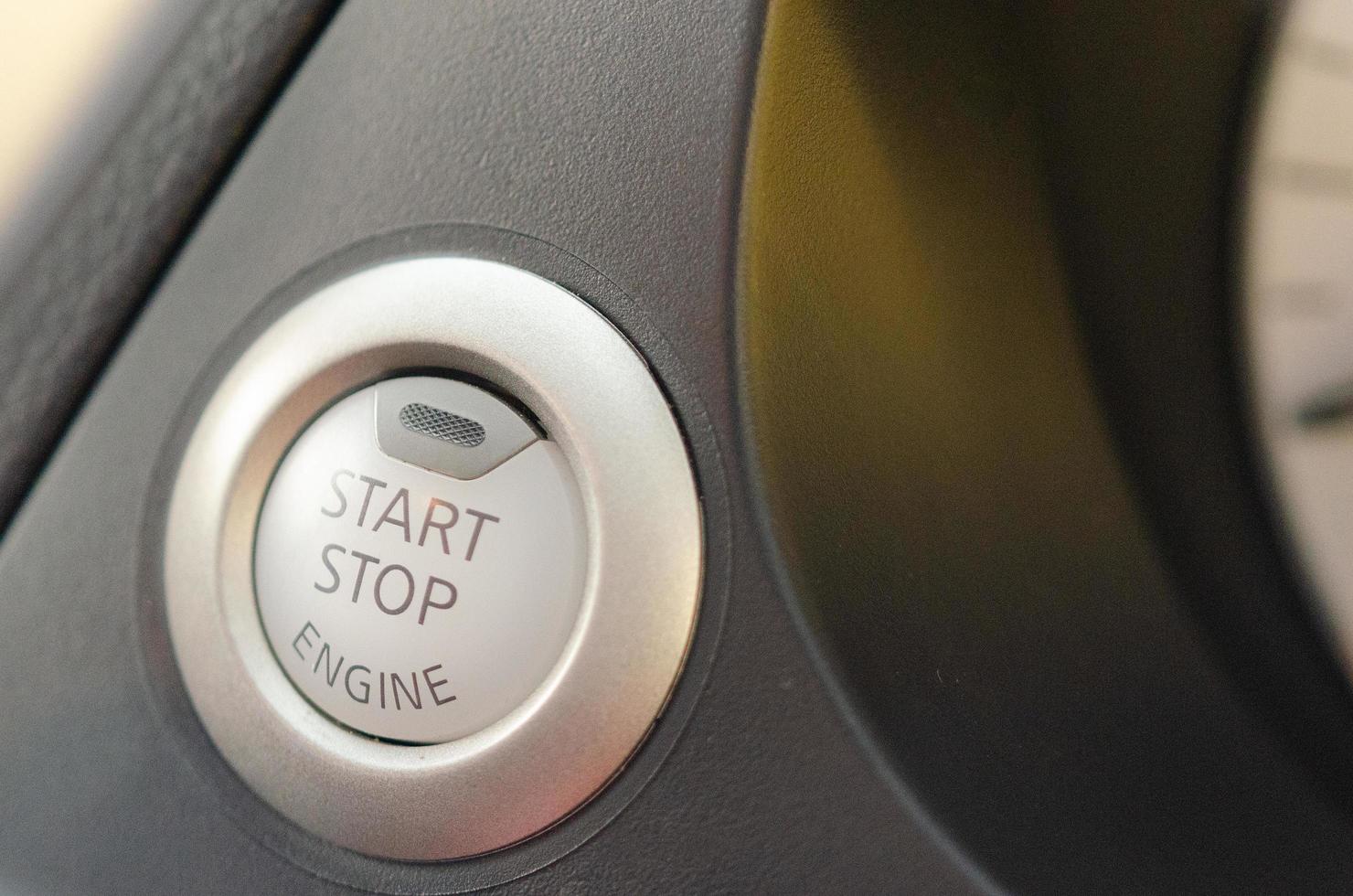 Push start engine button photo