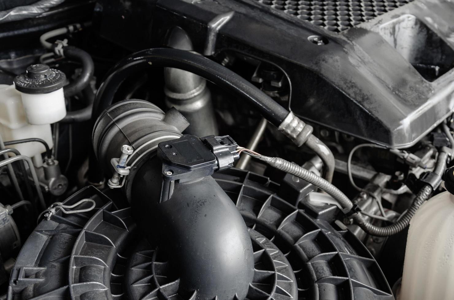 Car engine detail photo