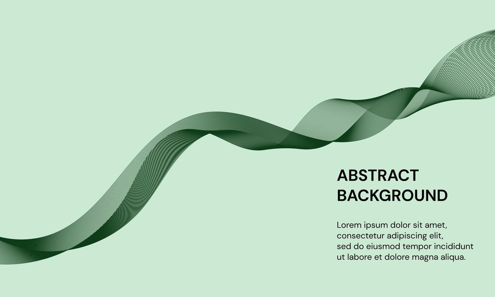 Modern abstract background with green color vector