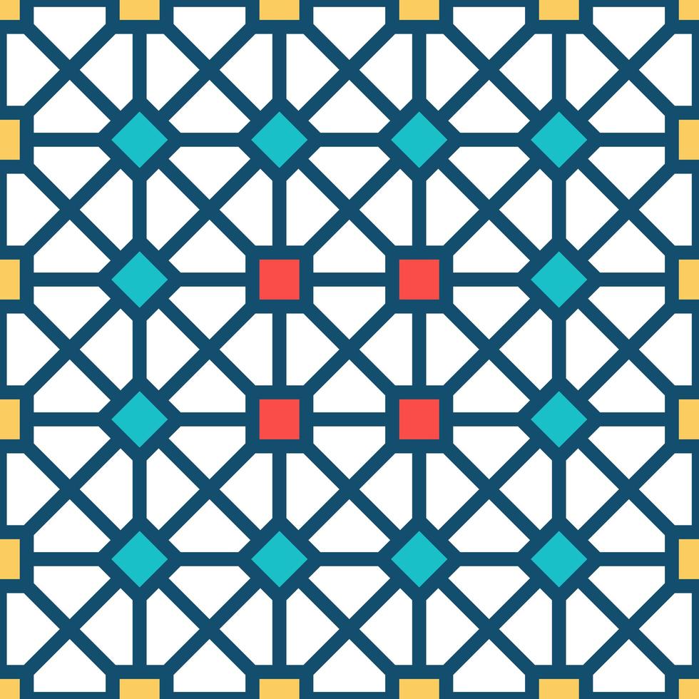 Ornament Vector seamless pattern. Modern stylish texture. Repeating geometric square grid. Simple graphic design. Trendy hipster sacred geometry