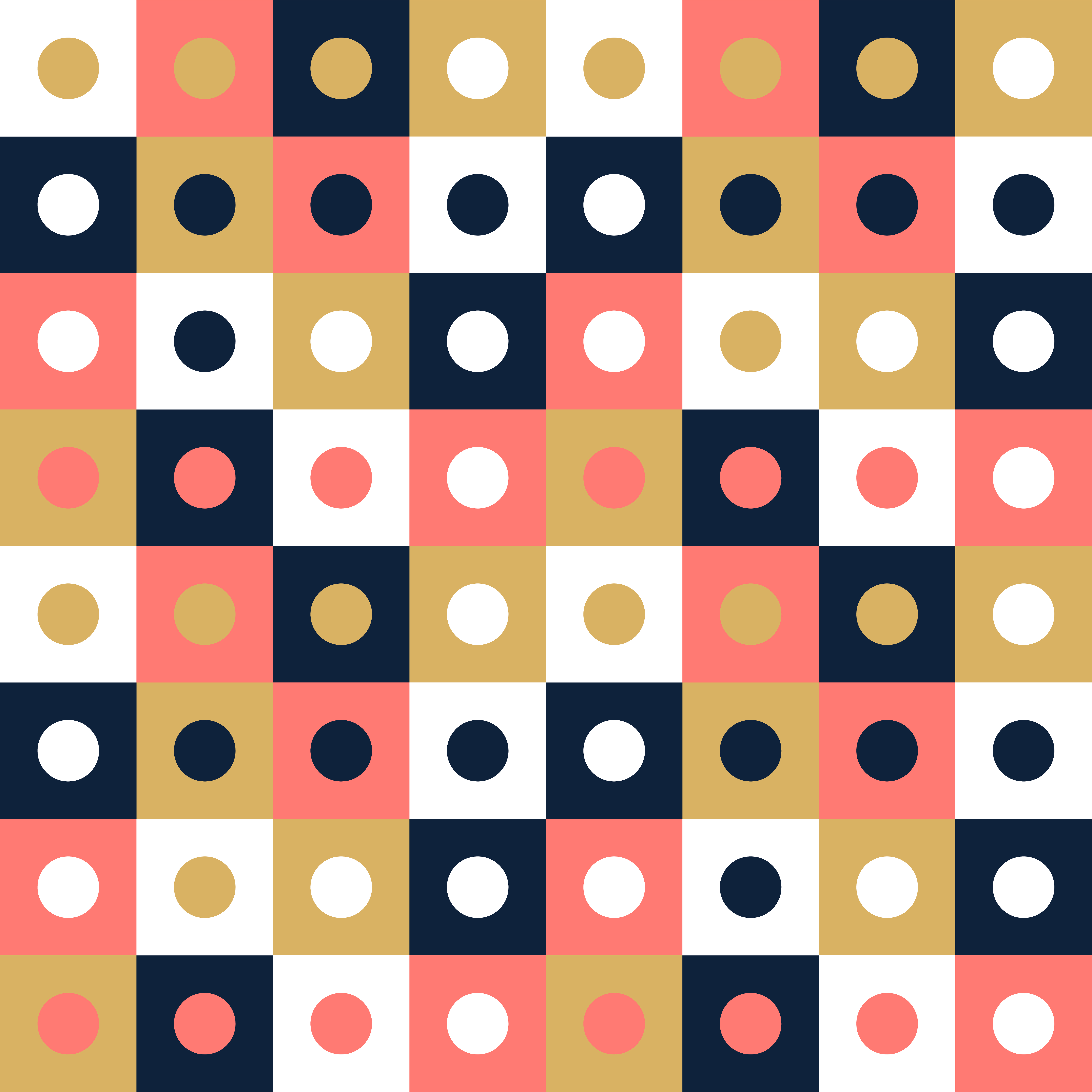 Vector Seamless Pattern Background Design Modern Square With Dot Or Circle Inside Pixel Seamless Pattern With Colorful Elements 1918492 Vector Art At Vecteezy