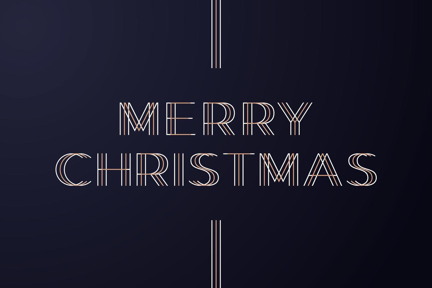 Gold merry christmas Vector typography. Holidays greeting card illustration. Blur xmas Posters like electronic scoreboard.