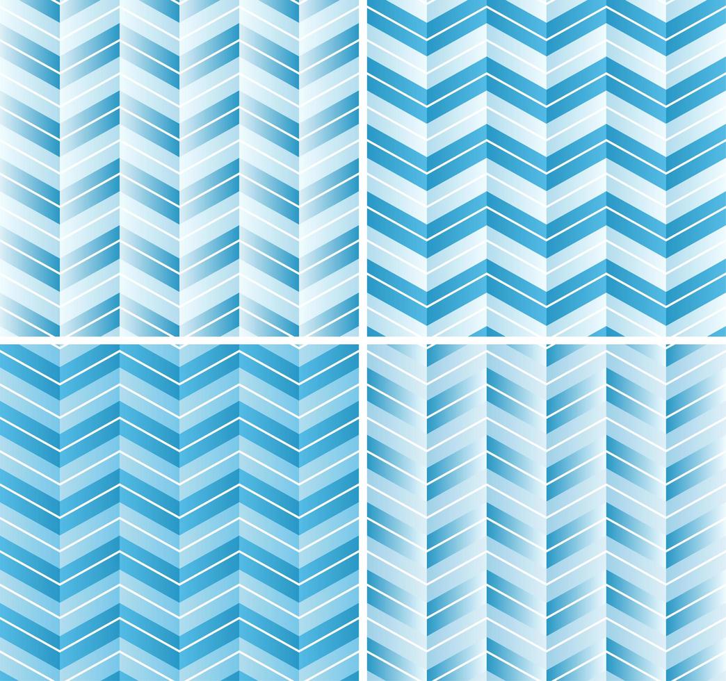 Seamless Chevron Pattern in blue gradient Color. Nice background for Scrapbook or Photo Collage. Modern Christmas Backgrounds vector