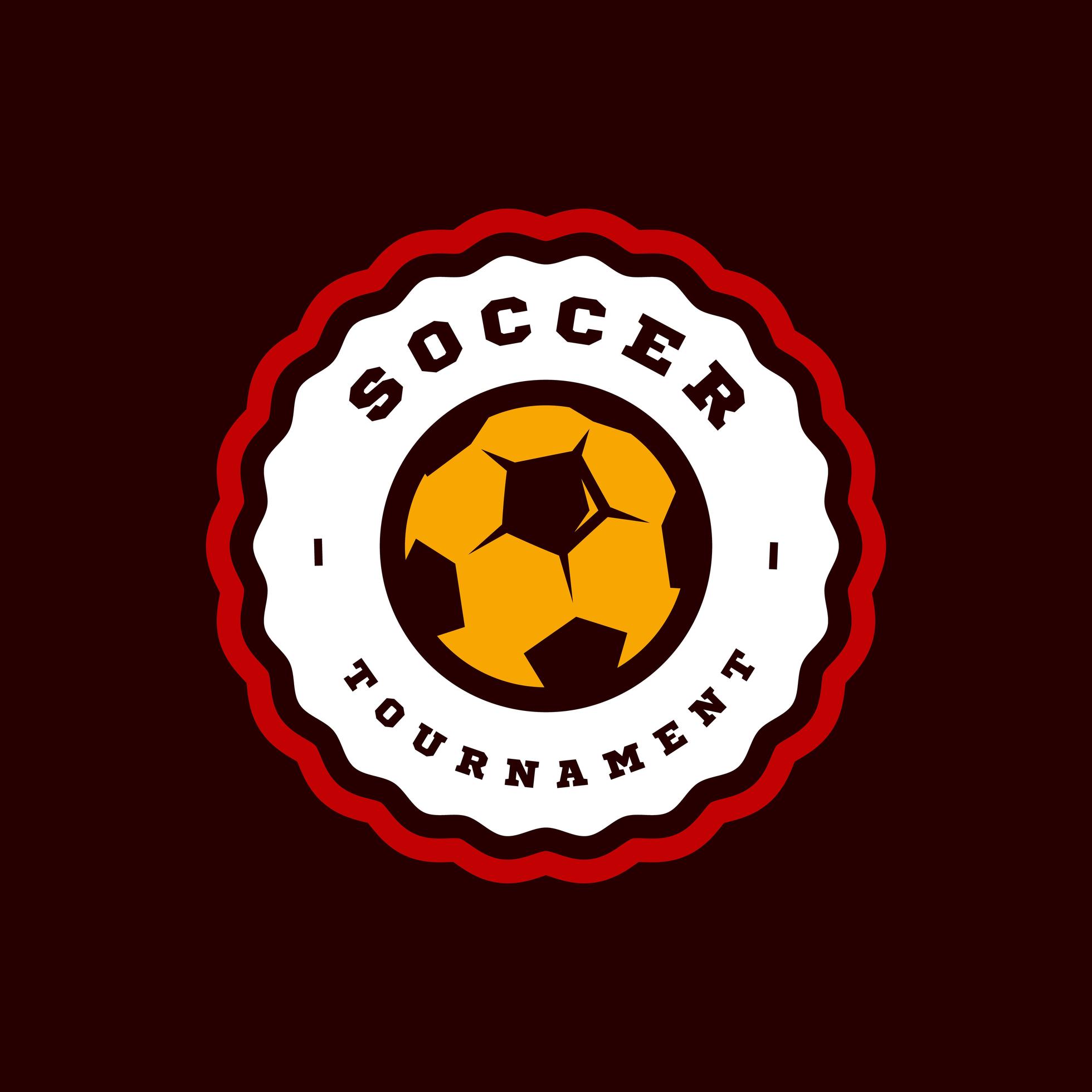 Football or soccer Modern professional sport Typography in retro style