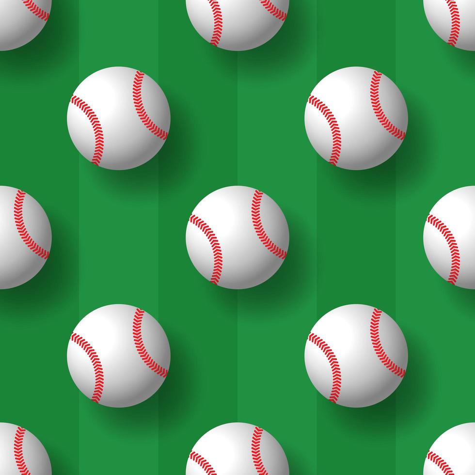 baseball Seamless pattern tennis ball vector tile background wallpaper scarf isolated graphic