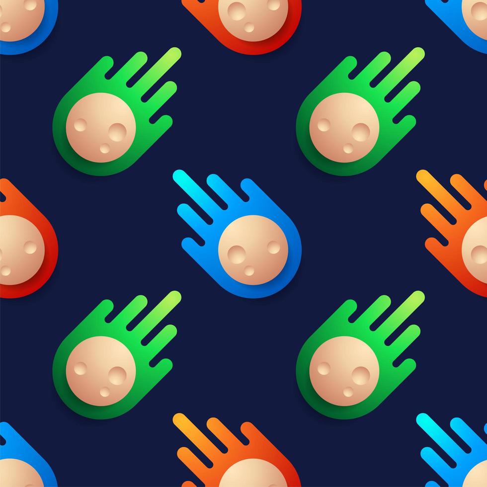 Colorful of ball meteor shape pattern background. Colorful of ball meteor shape pattern background, illustration vector