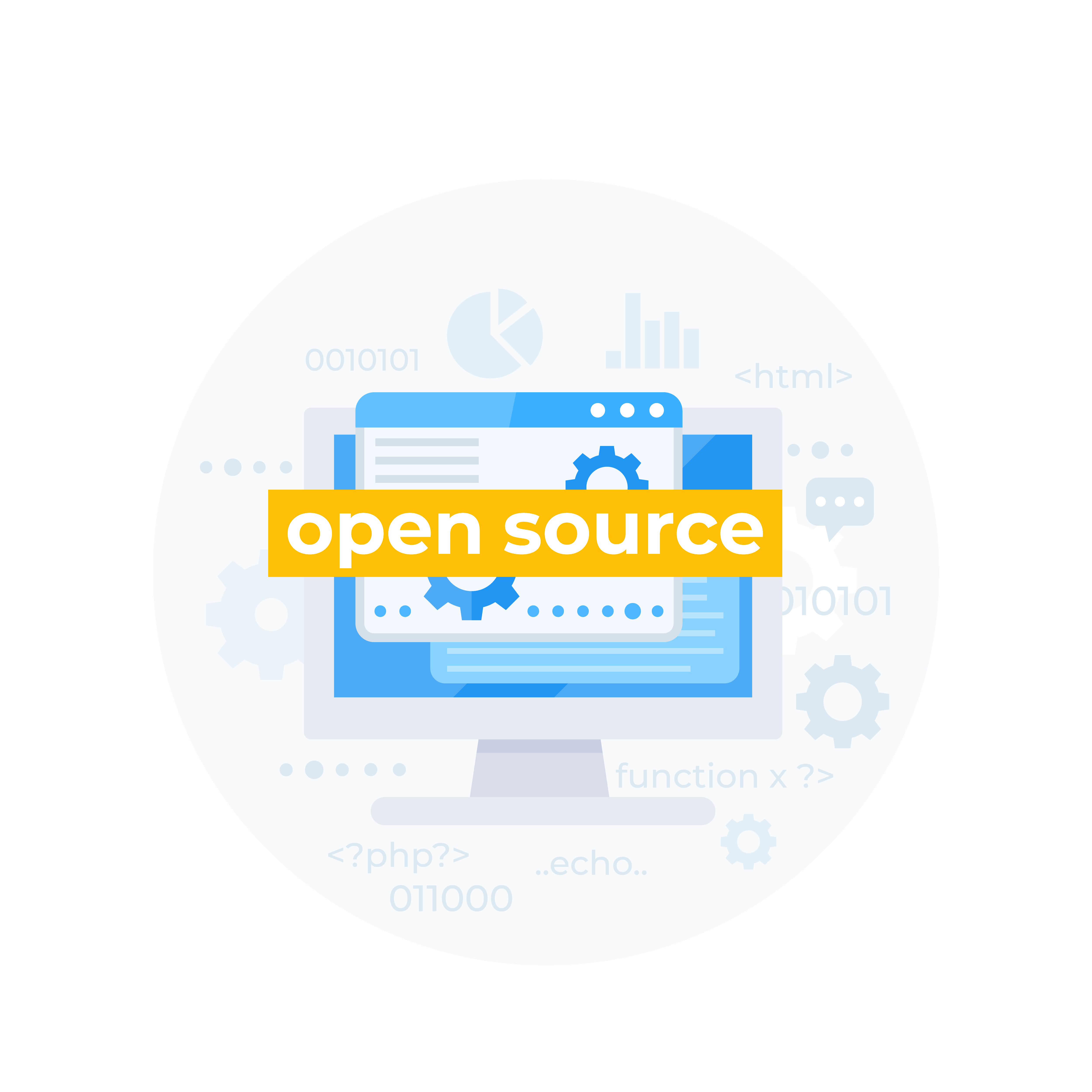 Open source code vector illustration 1918905 Vector Art at Vecteezy