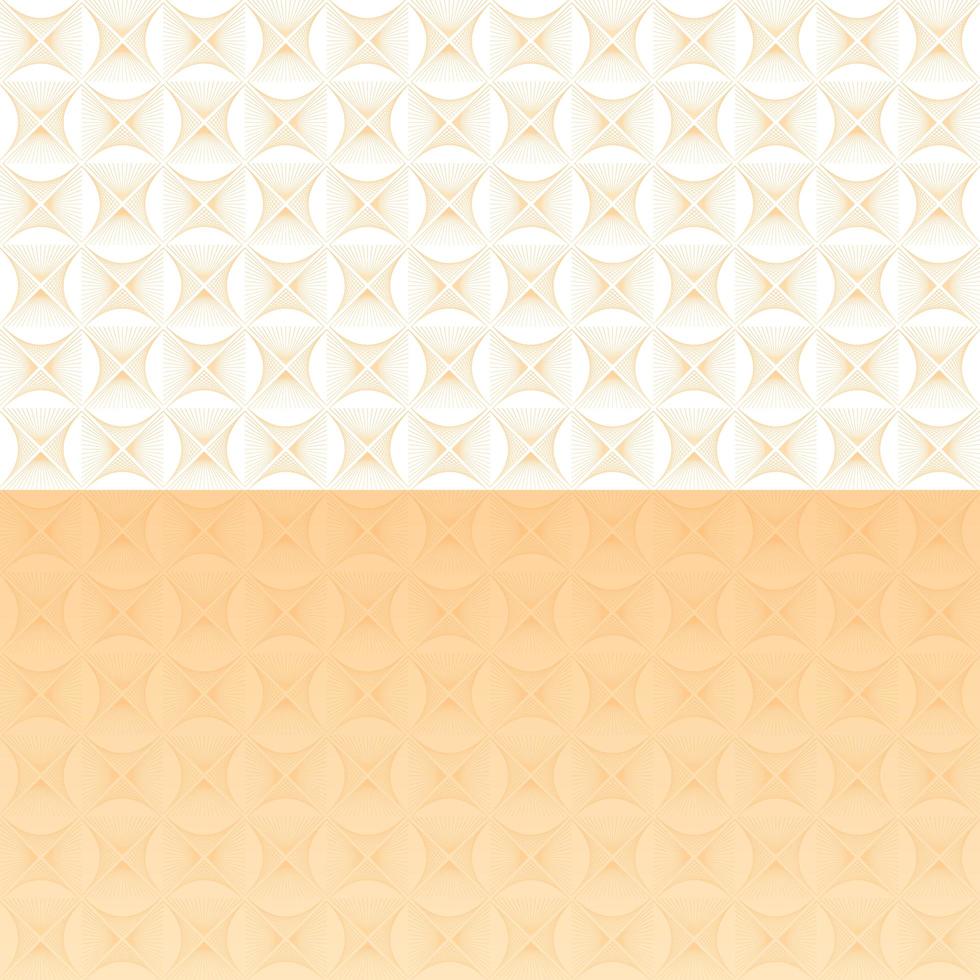 Abstract gold rhombus wave lines background texture in geometric ornamental style. Seamless design vector