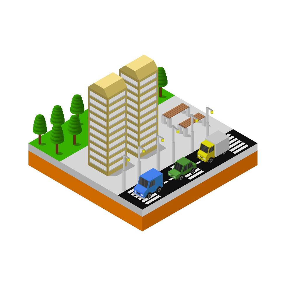 Isometric Office and Corporate Building vector