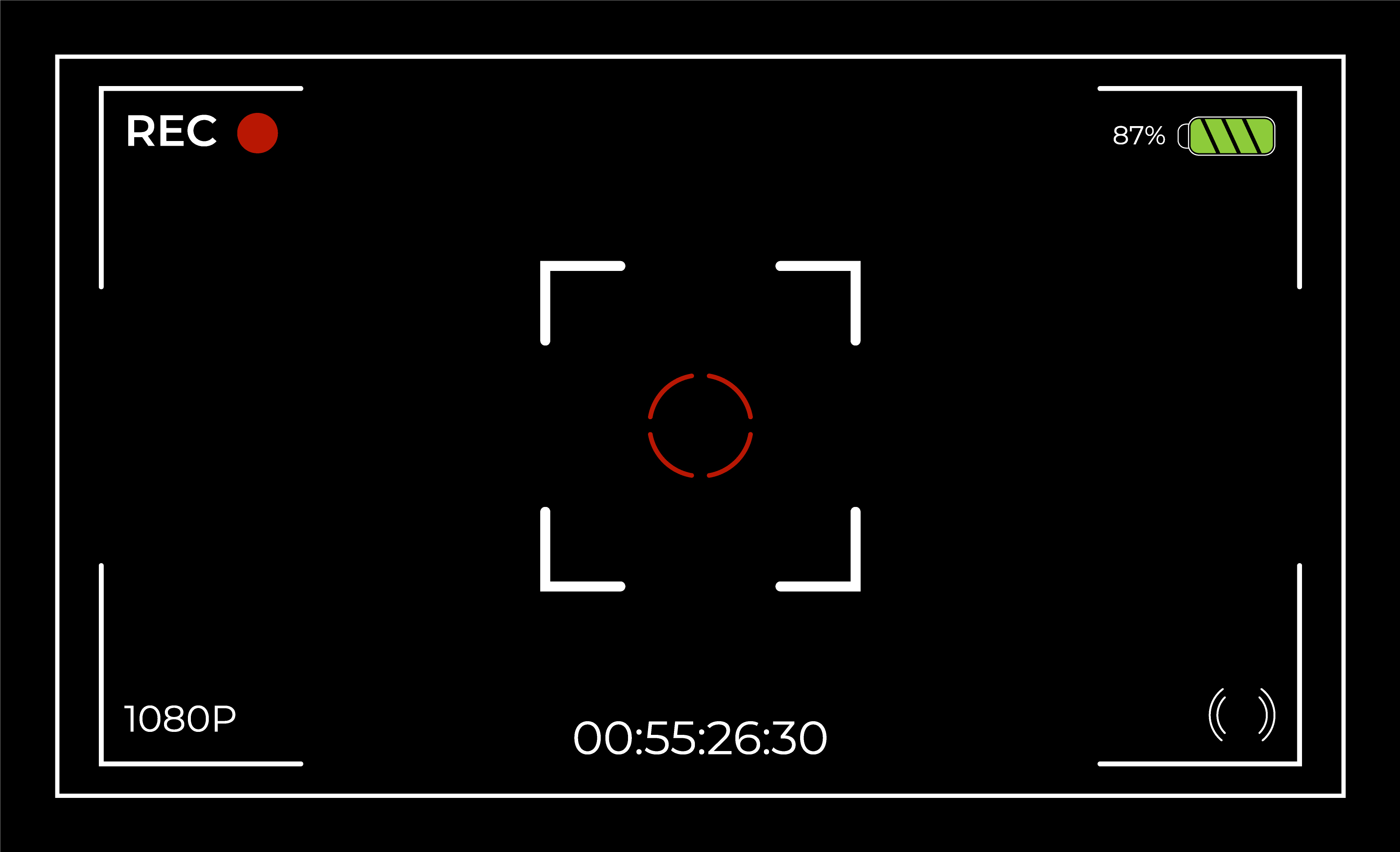 Camera View Finder User Interface 1919744 Vector Art at Vecteezy