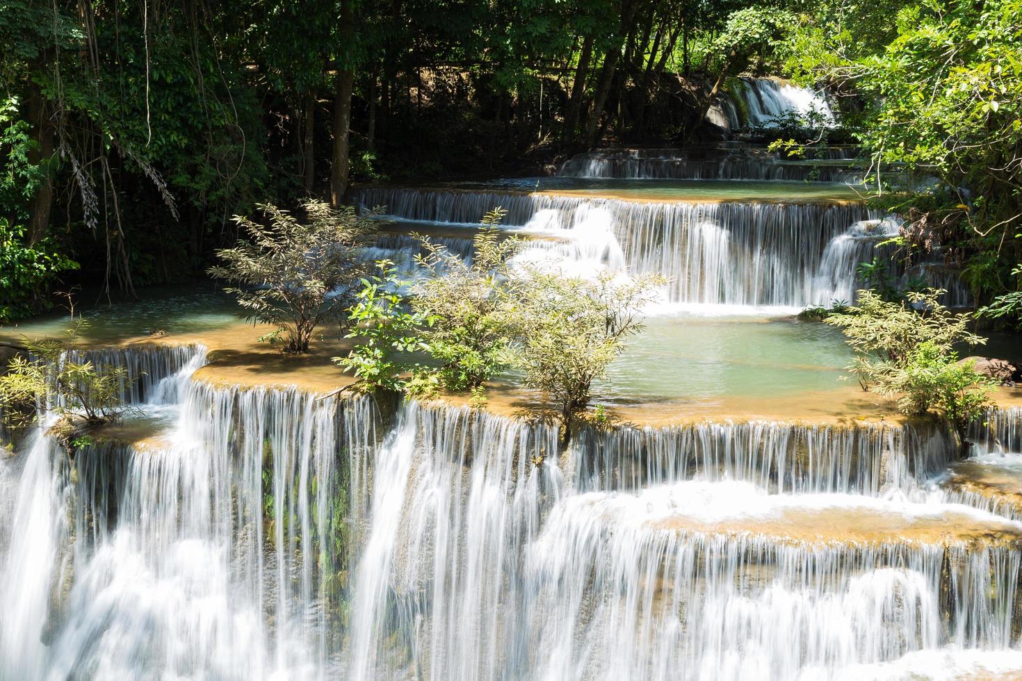 cascadas de huai mae khamin foto