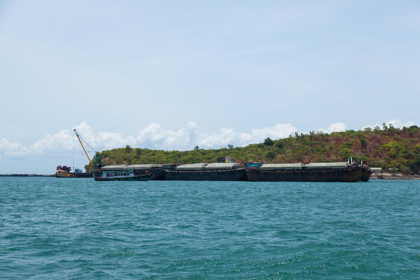 Large cargo ship photo