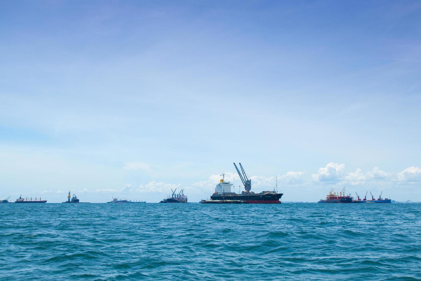 Large cargo ship photo