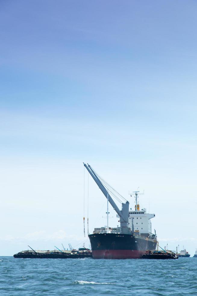 Large cargo ship photo