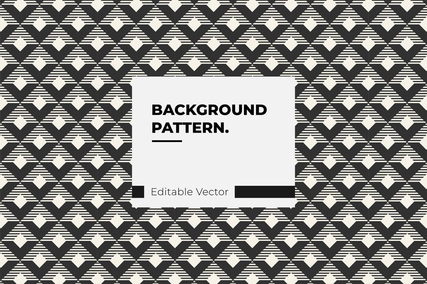 Striped Diamond Pattern vector