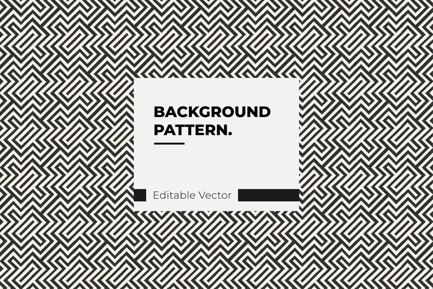 Abstract retro black and white pattern vector