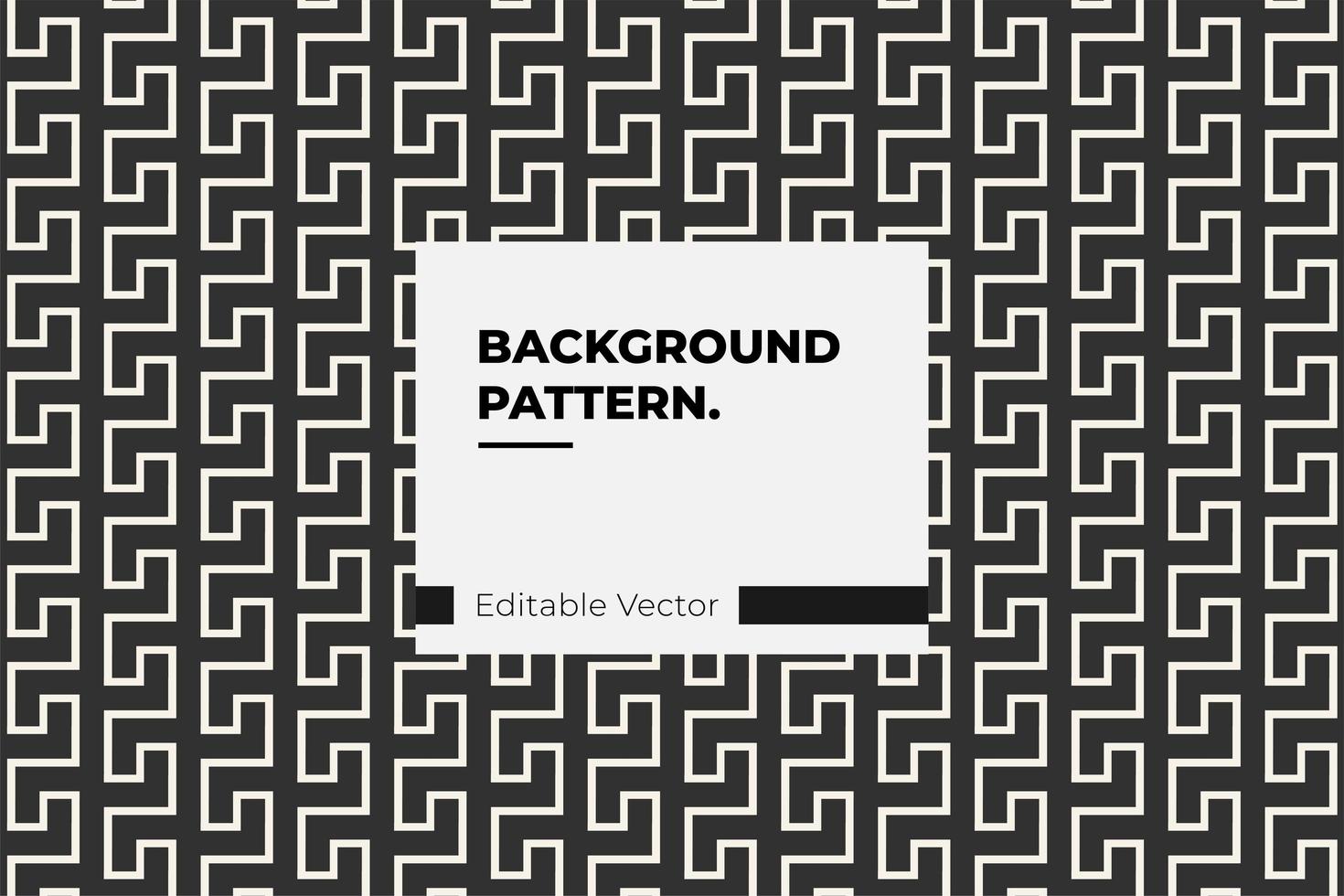 Interlocking White Lines Pattern vector