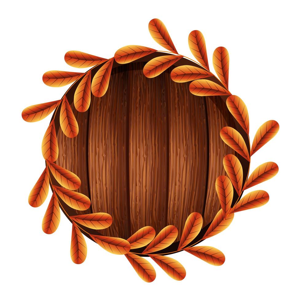 Autumn season leaves vector design